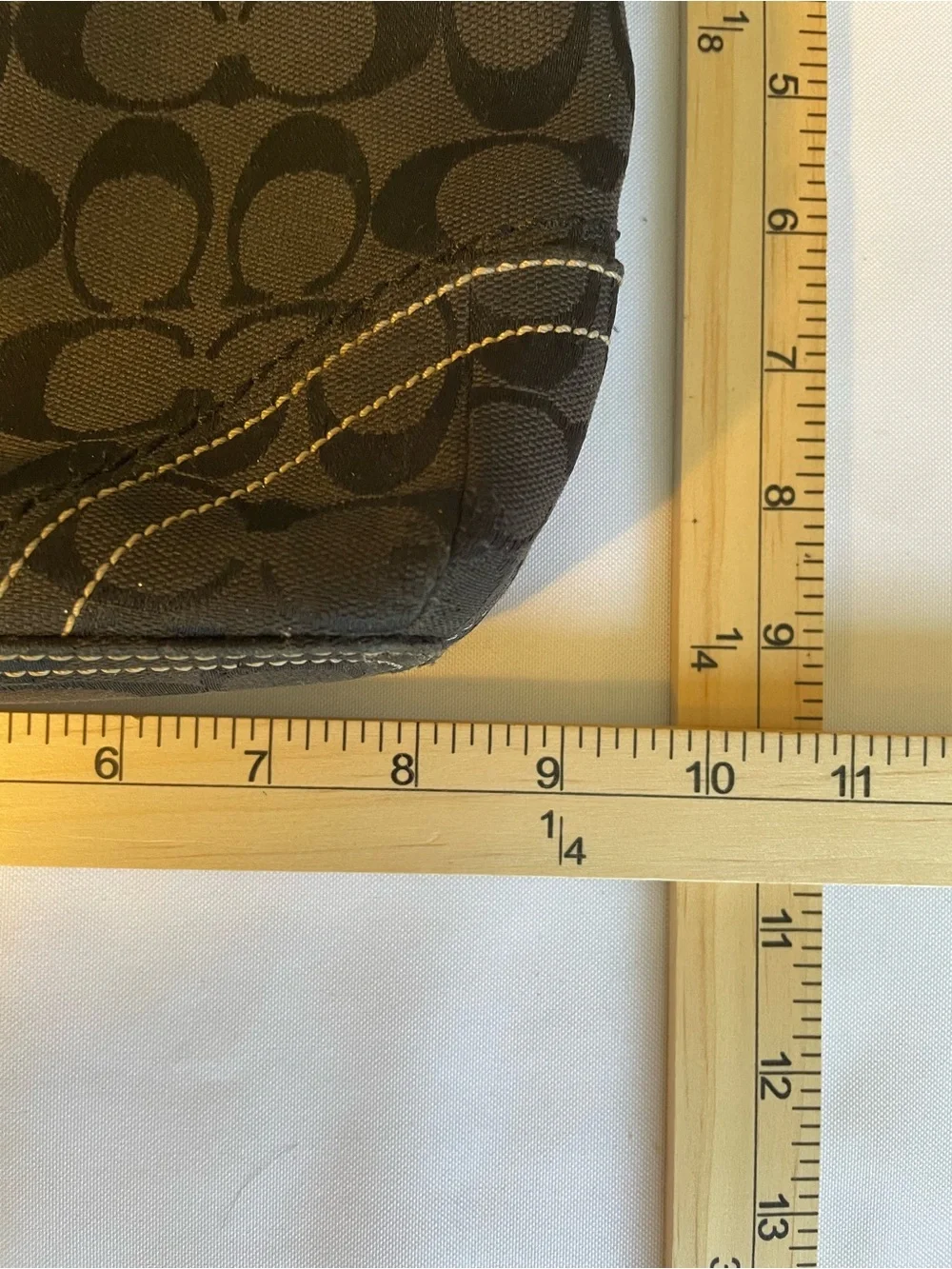 🔥 Coach Black Signature C Jacquard Crossbody Bag